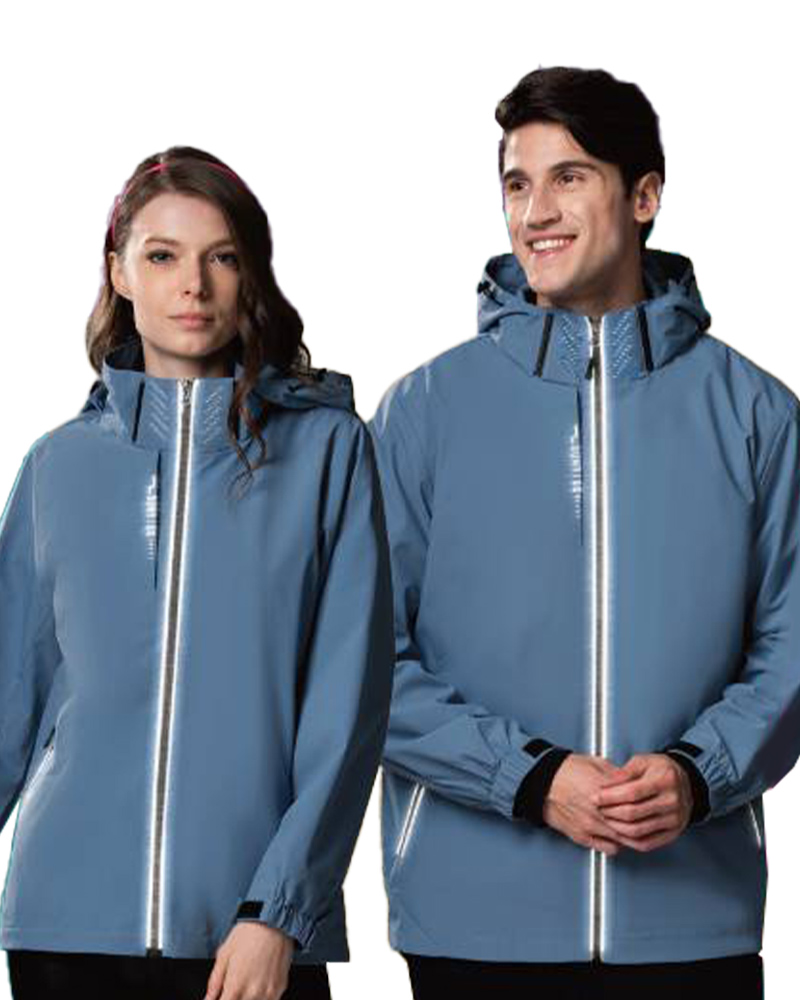 可拆帽彈性反光防風外