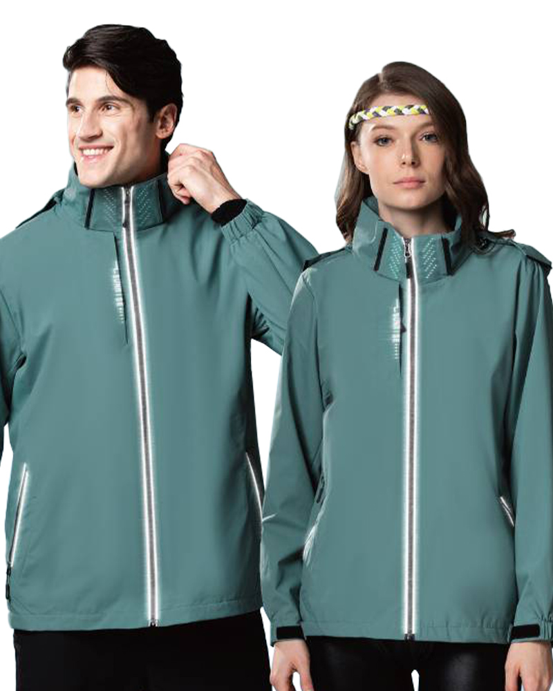 可拆帽彈性反光防風外