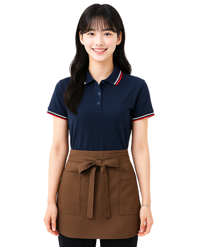 半截圍裙 咖啡色｜A