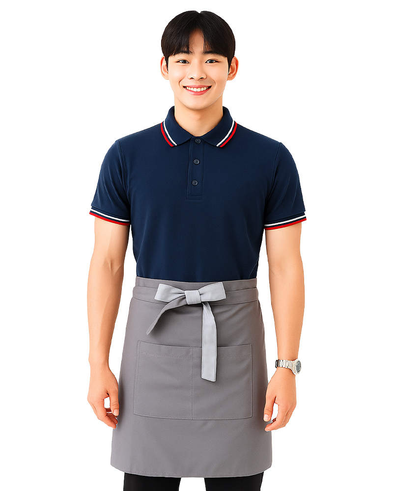 半截圍裙 灰色｜雙色