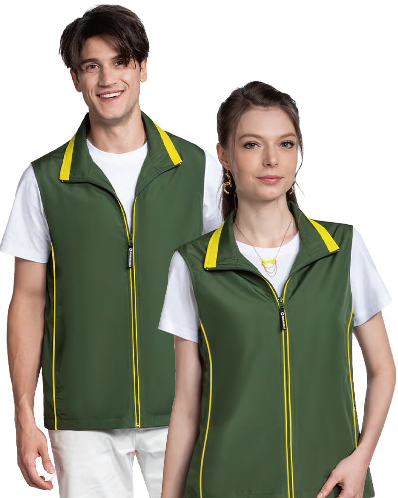 反光網裡透氣背心-綠