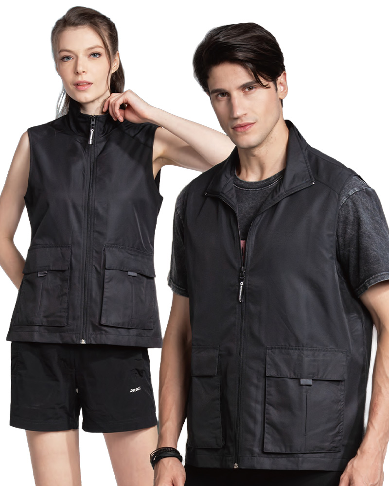 多功能大口袋背心-黑