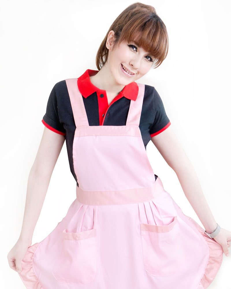 荷葉邊圍裙 訂製款 