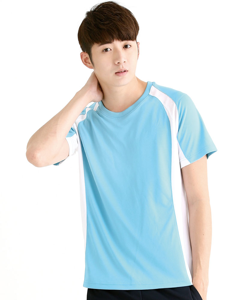 排汗衣 圓領短袖 吸