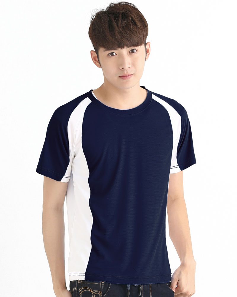 排汗衣 圓領短袖 吸