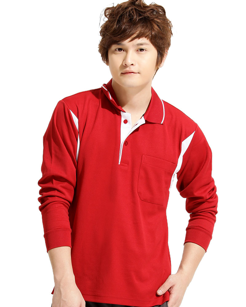 排汗POLO衫 長袖