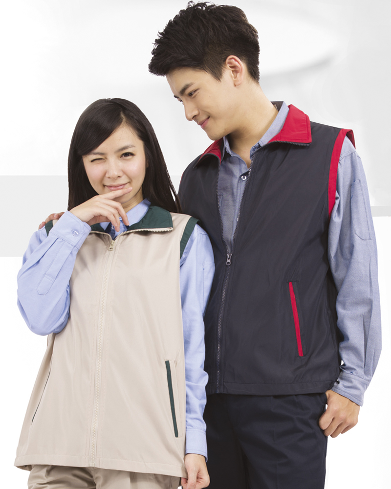 網裡複合布背心826