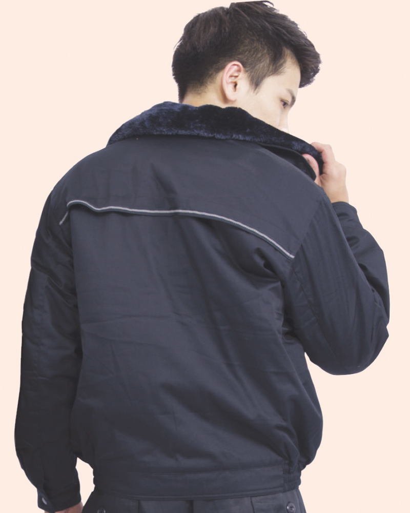 前後反光纖帶鋪棉工作夾克7656A #P.26|工安工作服