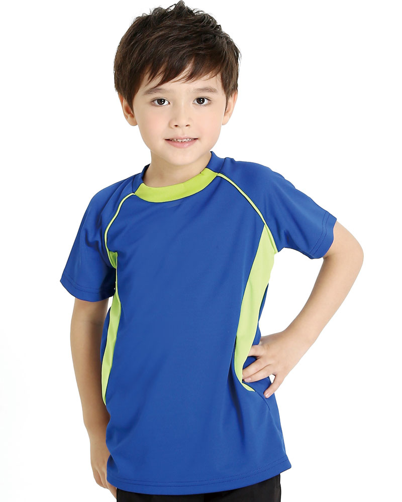 排汗衣 圓領短袖 吸