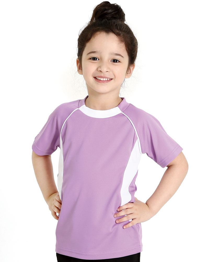 排汗衣 圓領短袖 吸