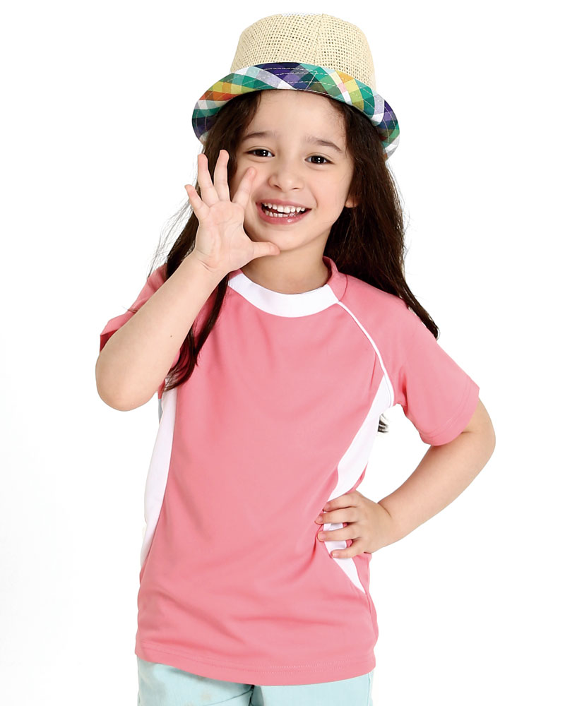 排汗衣 圓領短袖 吸