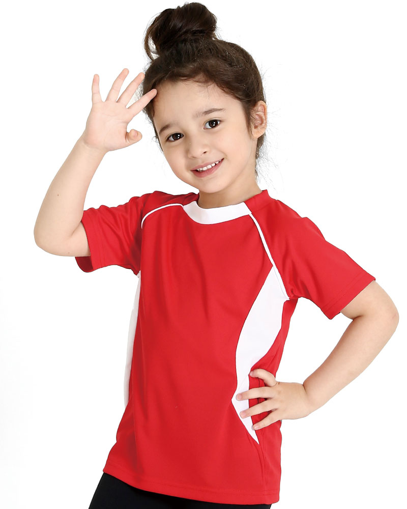 排汗衣 圓領短袖 吸