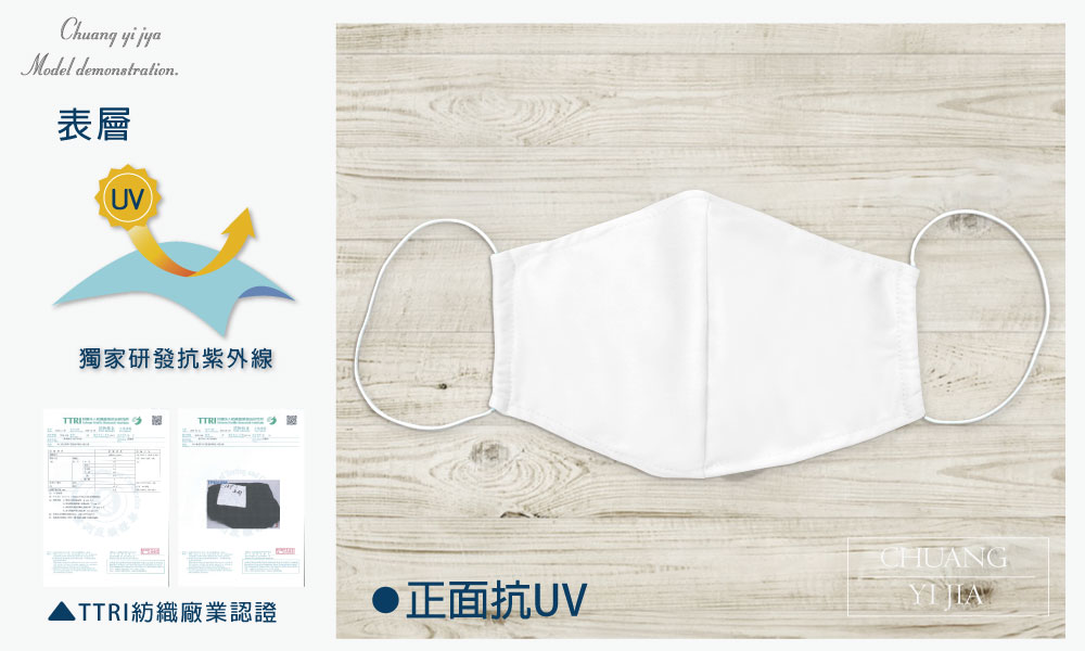 創意家防潑水口罩