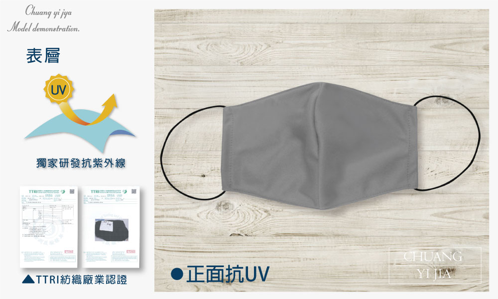 創意家防潑水口罩