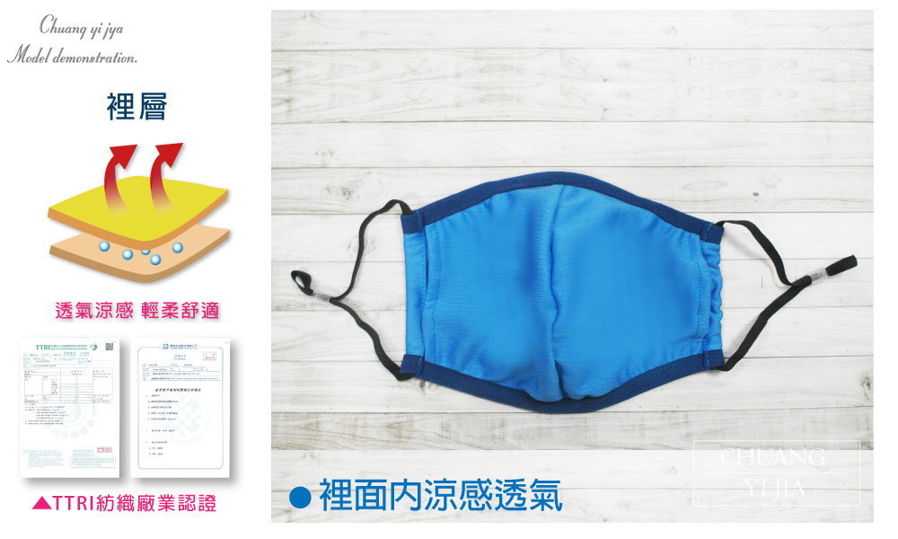 創意家防潑水口罩