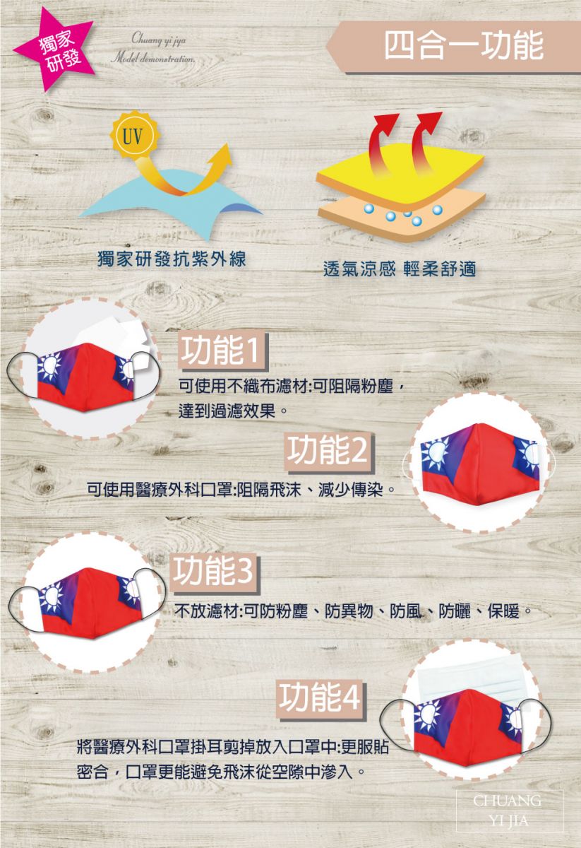 創意家衛生口罩套