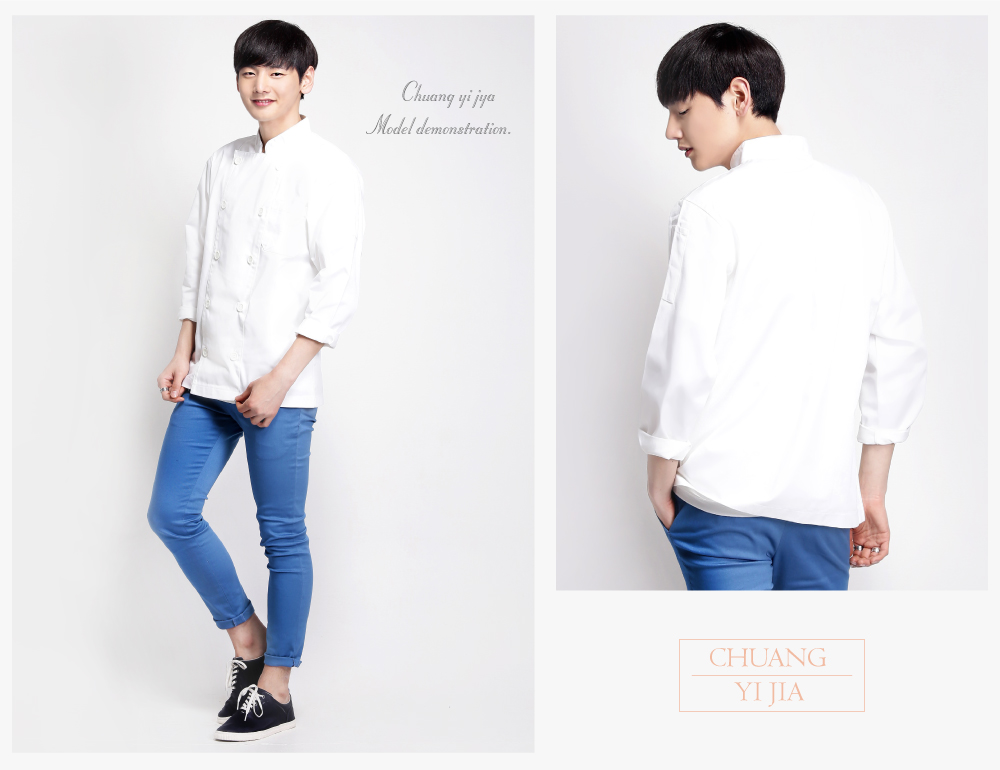 創意家團體服,台灣生產製造,廚師服,專業廚師服,料理服,餐飲廚師服,烘培服,飯店廚師服,餐廳廚師服,西式廚師服,證照廚師服