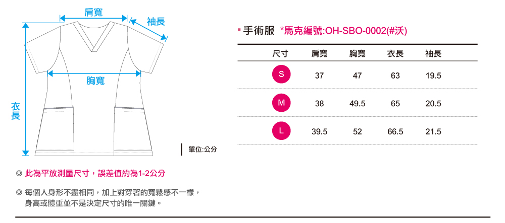 台灣創意家-醫護服/牙醫服/手術服