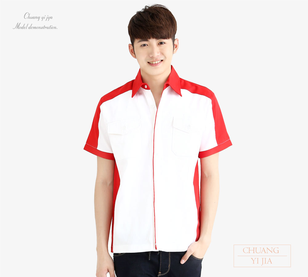 襯衫,工作服,短袖,創意家團體服,台灣生產製造,公司制服,工作服,活動服,經理服,襯衫,賽車服,車隊經理服,日式工作服,工作服訂製