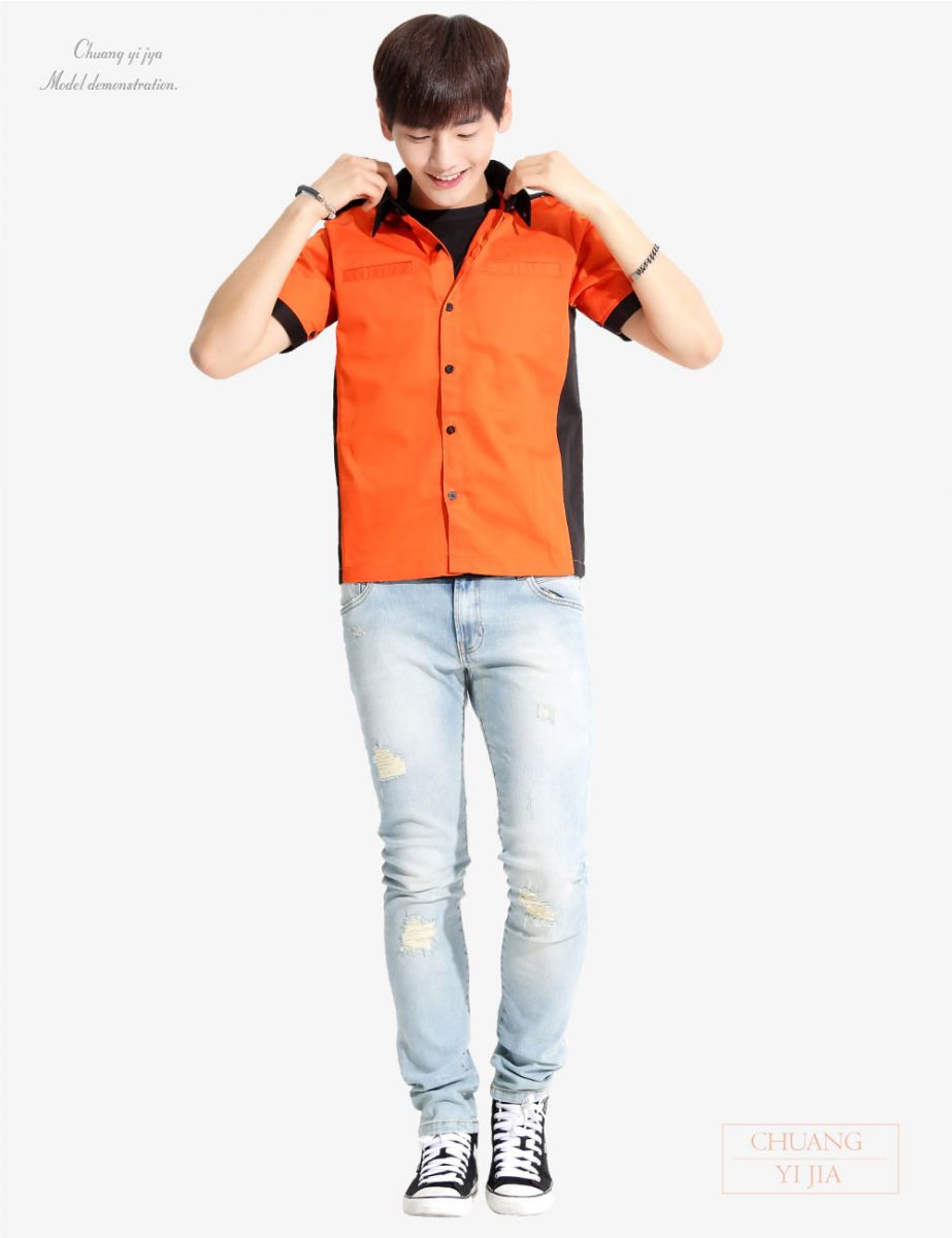 襯衫,工作服,短袖,創意家團體服,台灣生產製造,公司制服,工作服,活動服,經理服,襯衫,賽車服,車隊經理服,日式工作服,工作服訂製