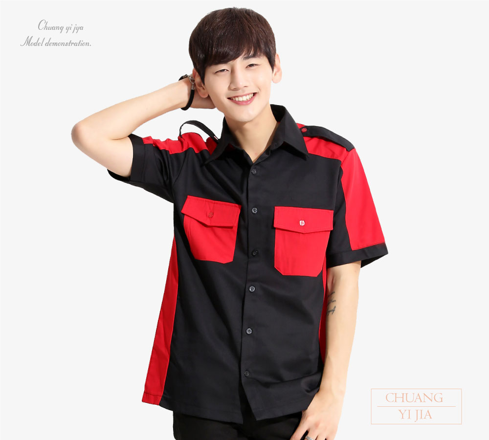 襯衫,工作服,短袖,創意家團體服,台灣生產製造,公司制服,工作服,活動服,經理服,襯衫,賽車服,車隊經理服,日式工作服,工作服訂製