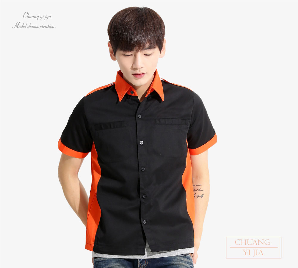 襯衫,工作服,短袖,創意家團體服,台灣生產製造,公司制服,工作服,活動服,經理服,襯衫,賽車服,車隊經理服,日式工作服,工作服訂製