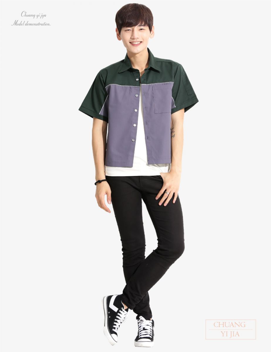襯衫,工作服,短袖,創意家團體服,台灣生產製造,公司制服,工作服,活動服,經理服,襯衫,賽車服,車隊經理服,日式工作服,工作服訂製