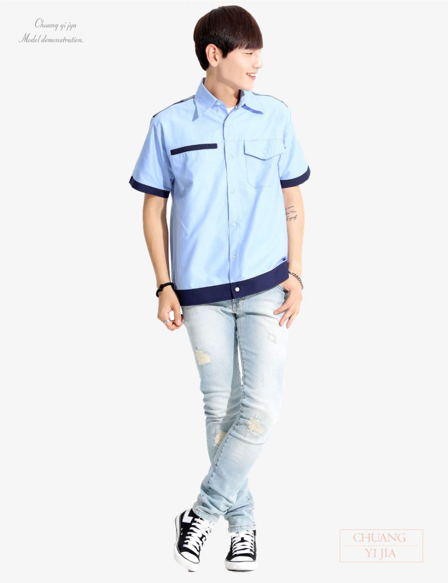 襯衫,工作服,短袖,創意家團體服,台灣生產製造,公司制服,工作服,活動服,經理服,襯衫,賽車服,車隊經理服,日式工作服,工作服訂製
