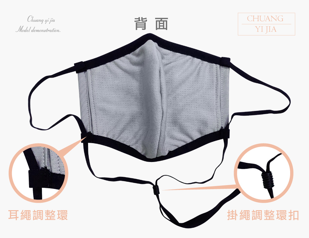 創意家防潑水口罩