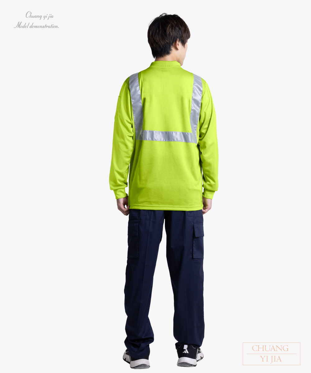 創意家團體服-職安工作POLO衫-高可視性反光POLO制服